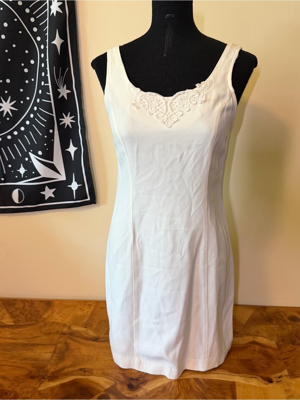 Handmade Little White Dress M Sleeveless Romantic Fairy Bridal